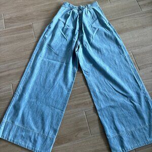 Rachel Comey Wide Leg Pants, Light Wash, Size: 4, EUC
